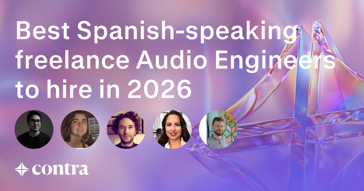 Spanish-speaking Audio Engineering freelancers