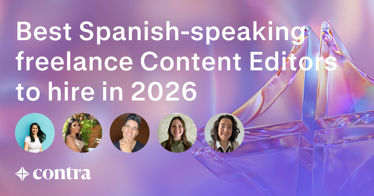 Spanish-speaking Content Editing freelancers