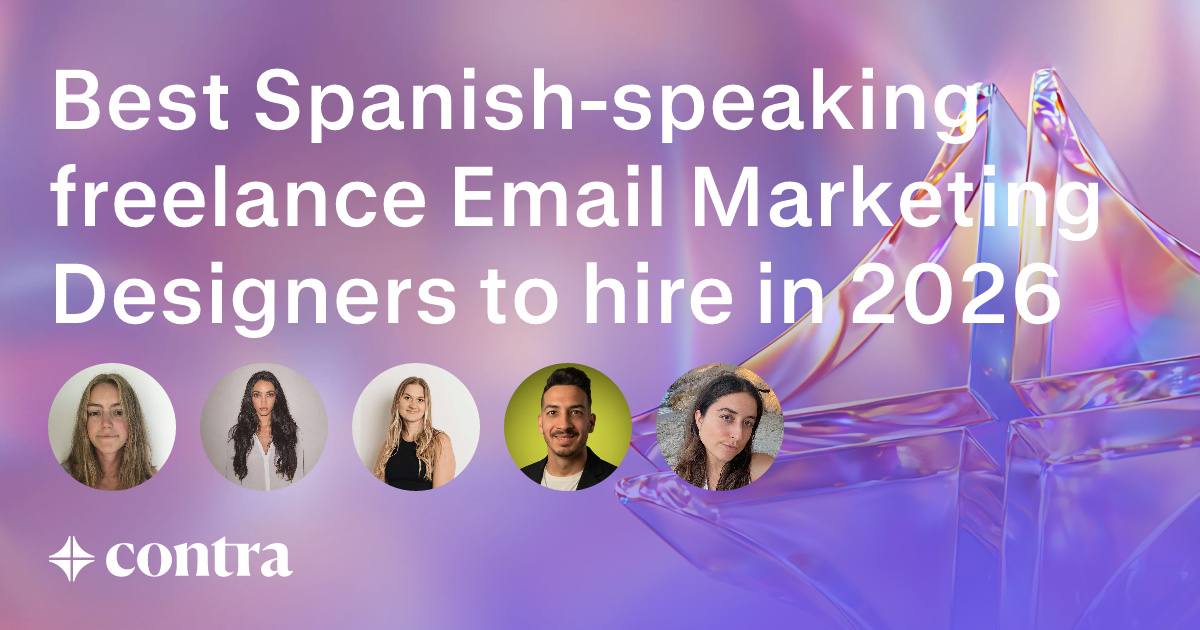 Spanish-speaking Email Marketing Design freelancers