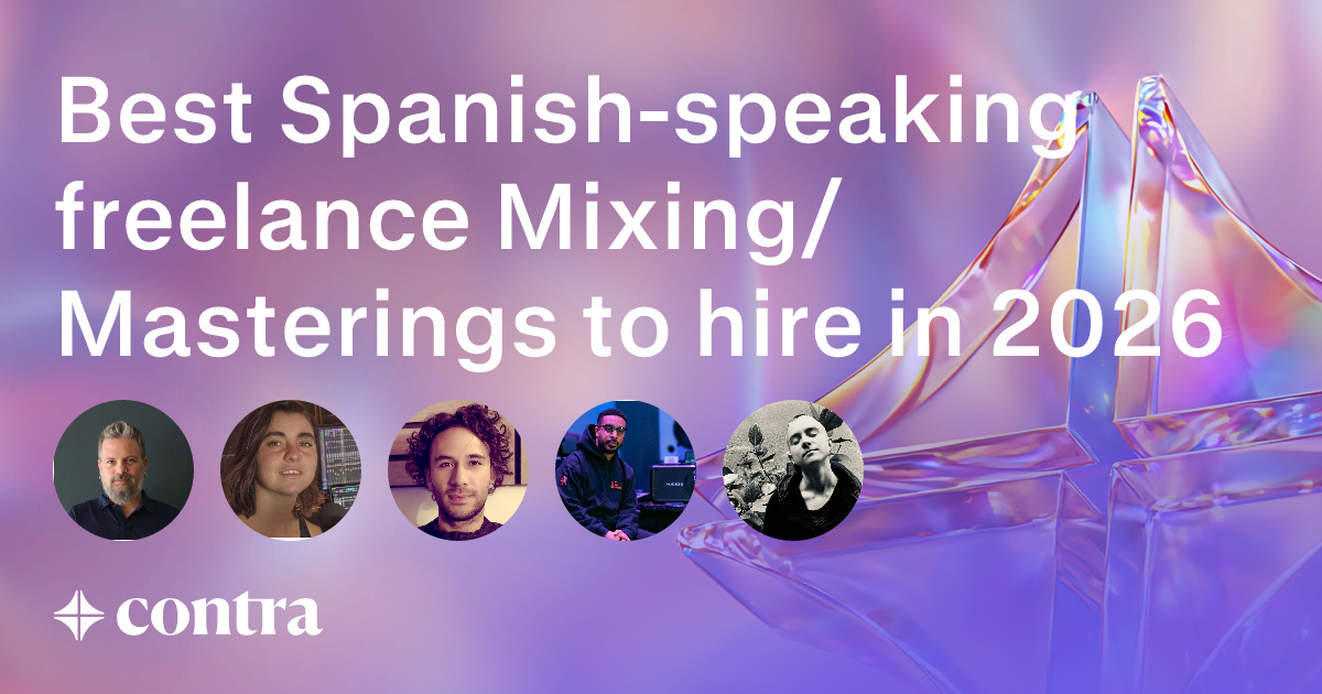 Spanish-speaking Audio Mixing and Mastering freelancers