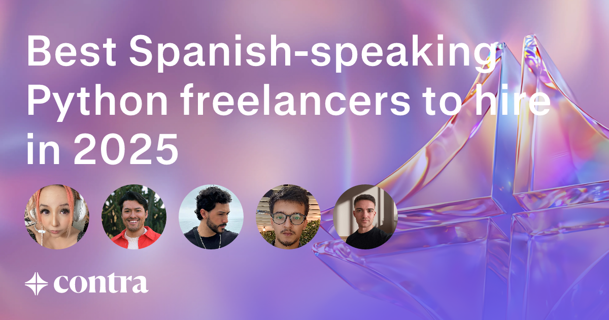 Best Spanish-speaking Python freelancers to hire in 2025