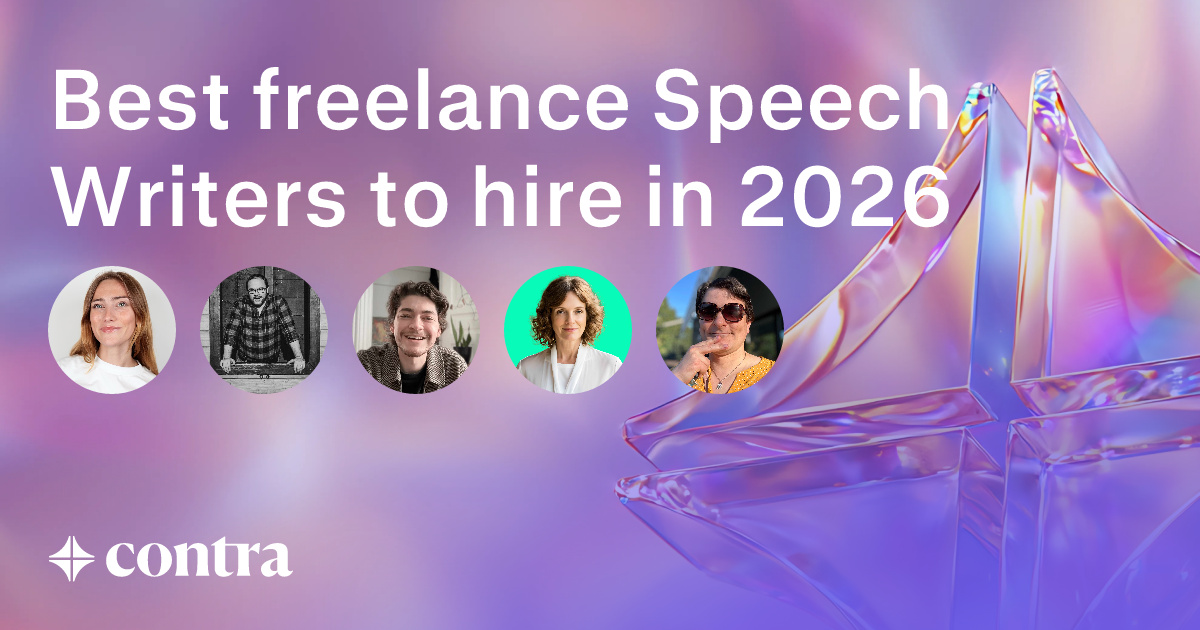 Speech Writing freelancers