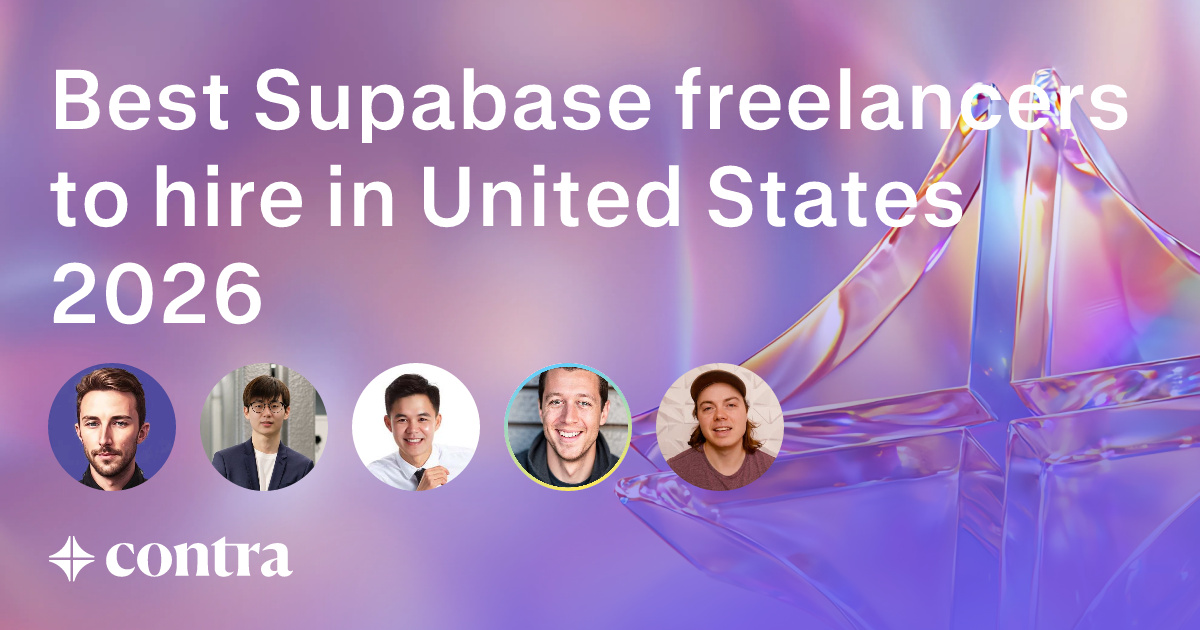 Supabase freelancers in United States