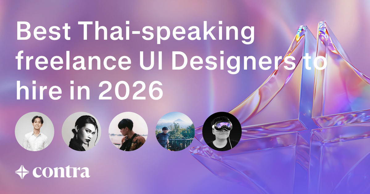 Thai-speaking UI Design freelancers