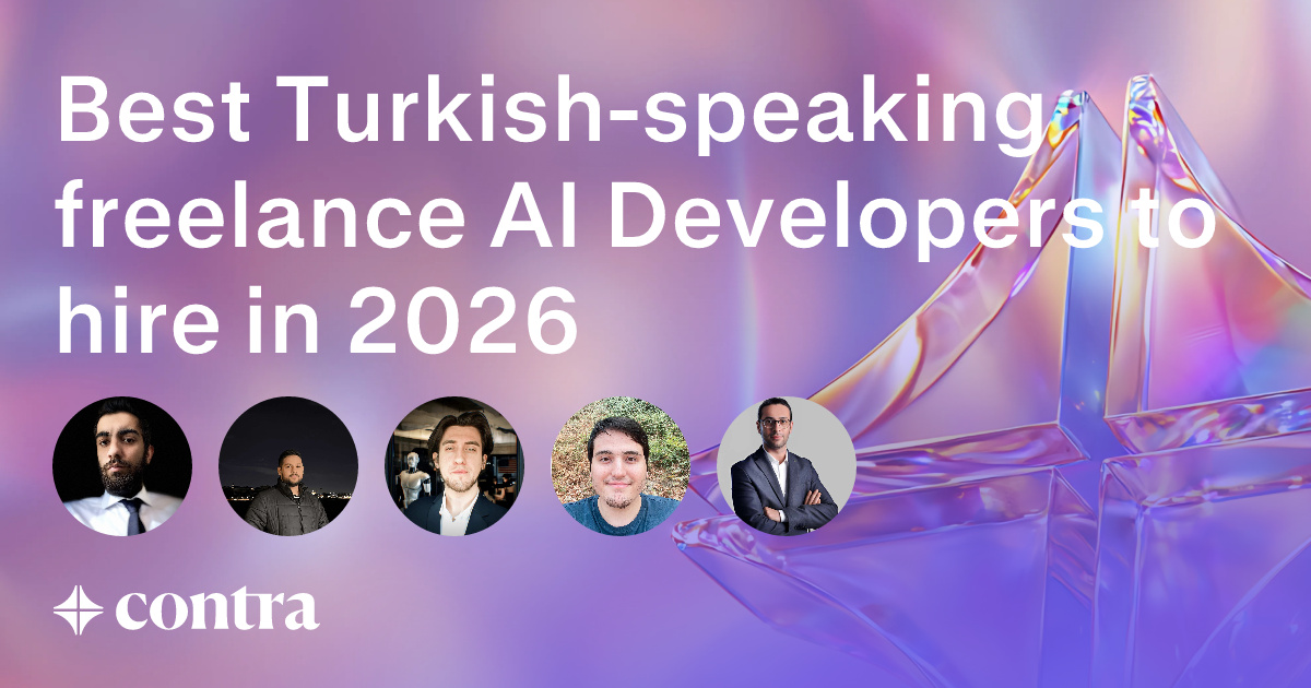 Turkish-speaking AI Development freelancers