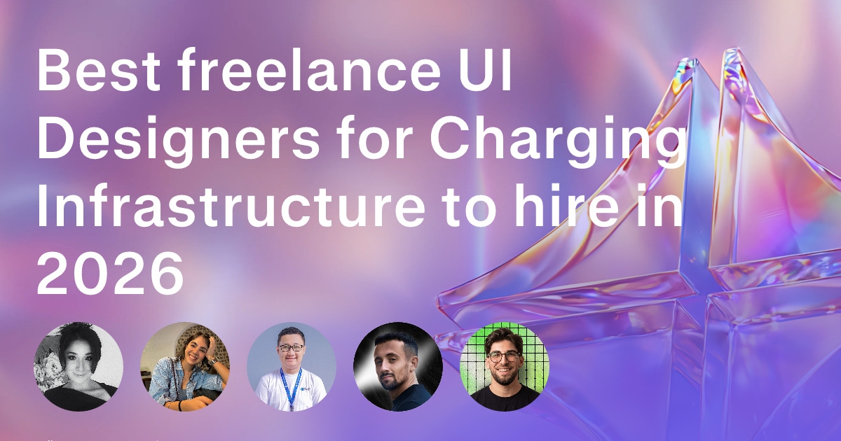 UI Design freelancers for Charging Infrastructure