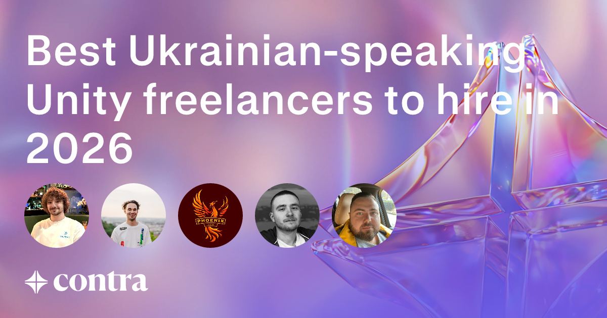Ukrainian-speaking Unity freelancers