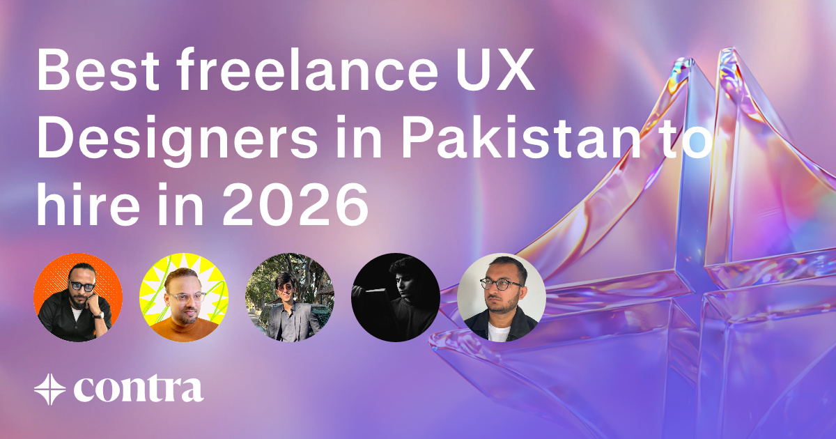 UX Design freelancers in Pakistan