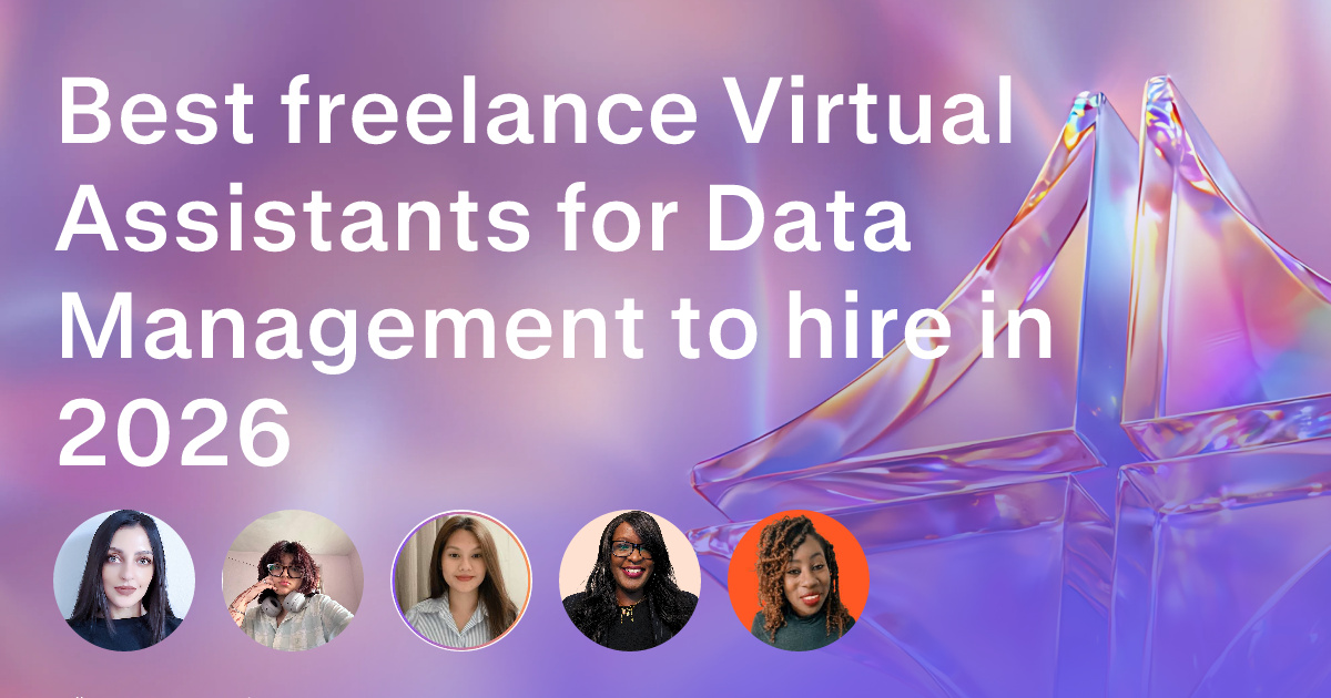 Virtual Assistance freelancers for Data Management