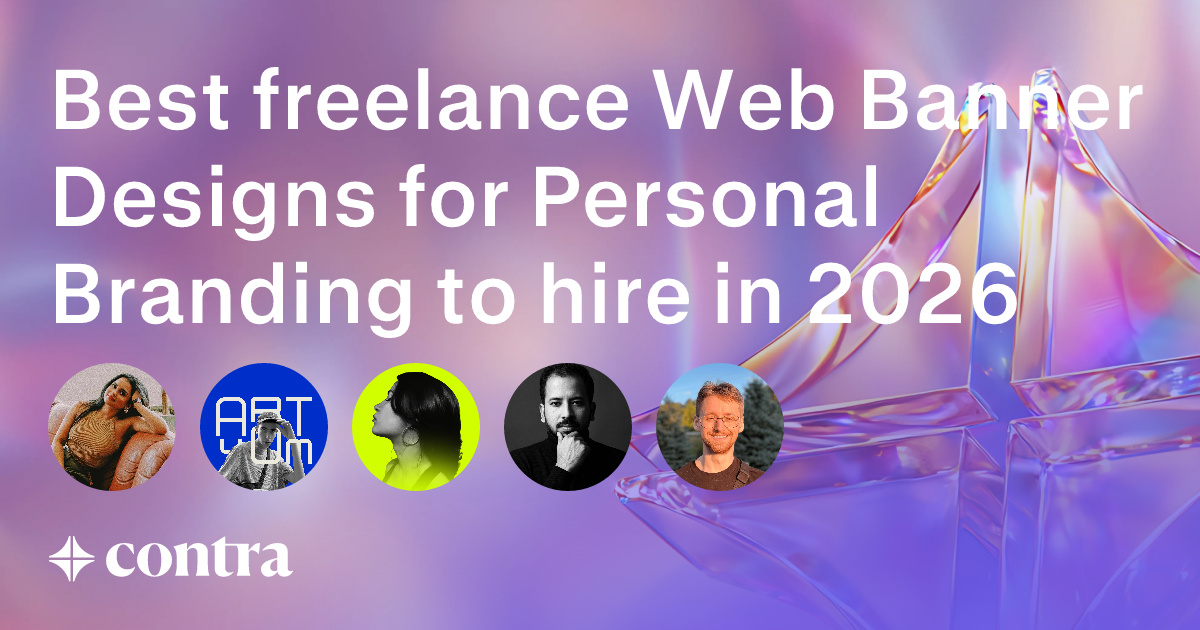 Web Banner Design freelancers for Personal Branding