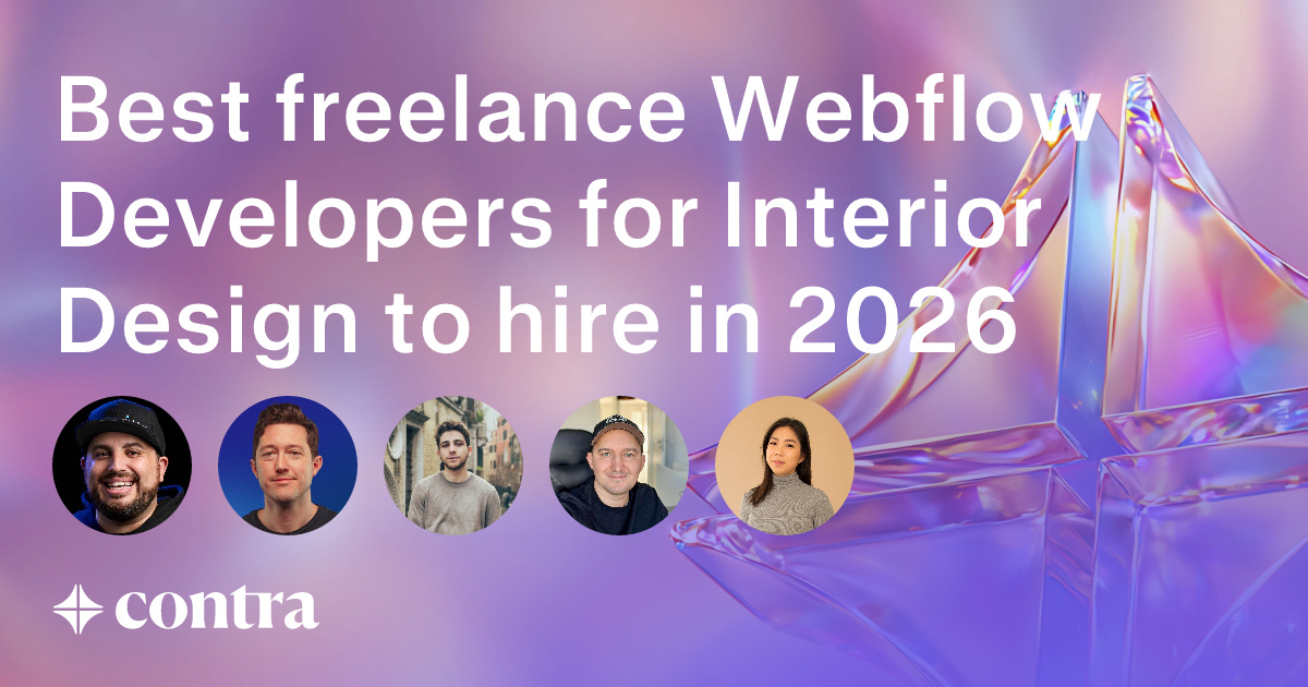 Webflow Development freelancers for Interior Design