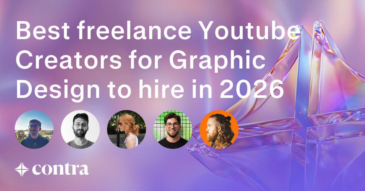 YouTube Creation freelancers for Graphic Design