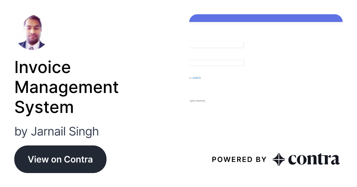 Invoice Management System By Jarnail Singh 1748