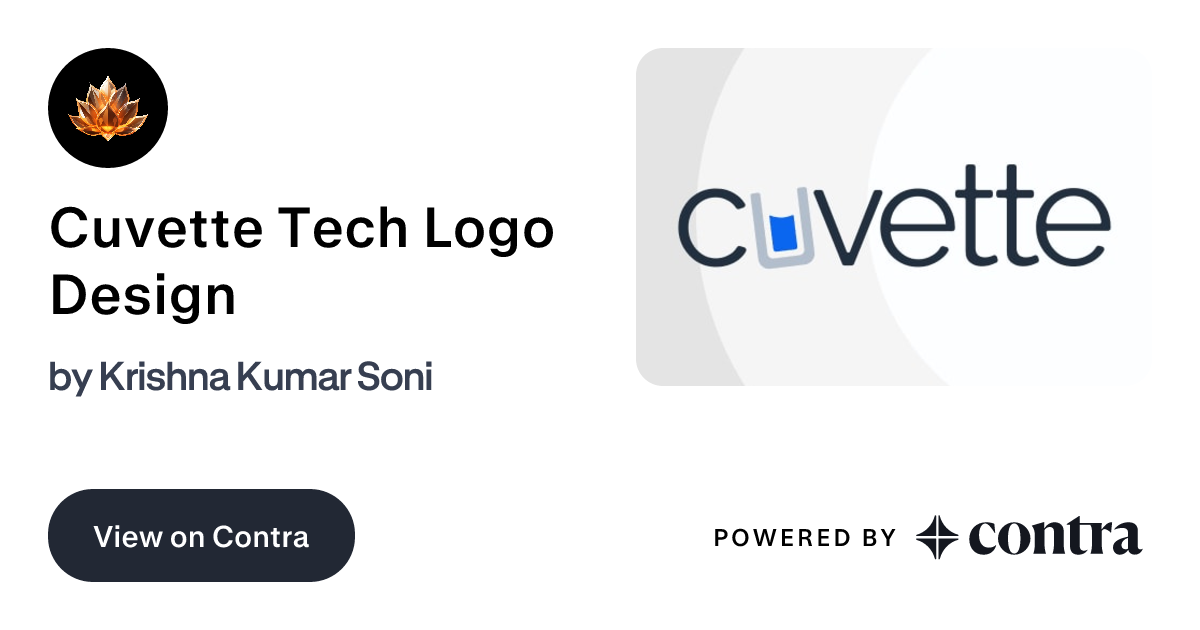 Cuvette Tech Logo Design by Krishna Kumar Soni