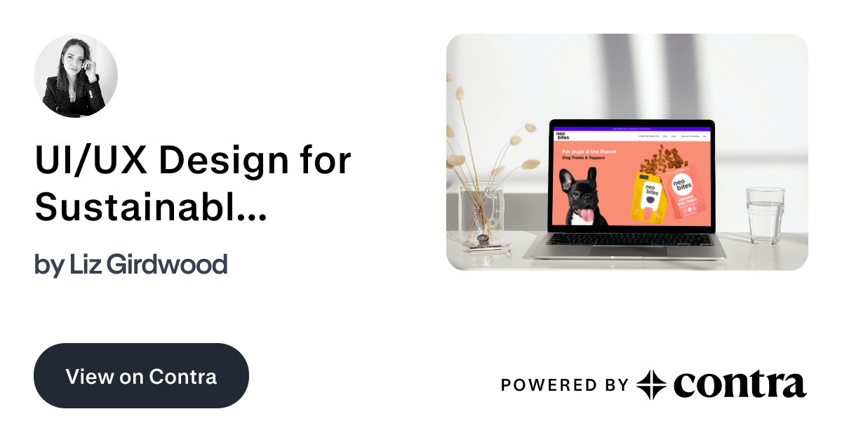 UI/UX Design for Sustainable Pet Nutrition Brand – Neo Bites by Liz ...