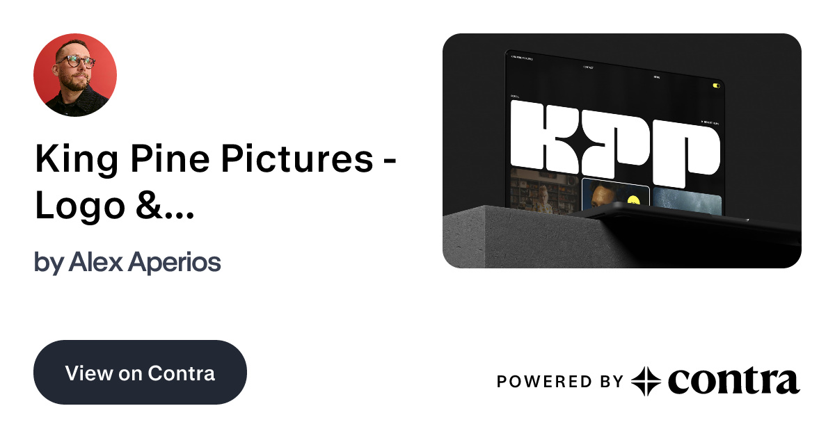King Pine Pictures - Logo & Brand Identity by Alex Aperios