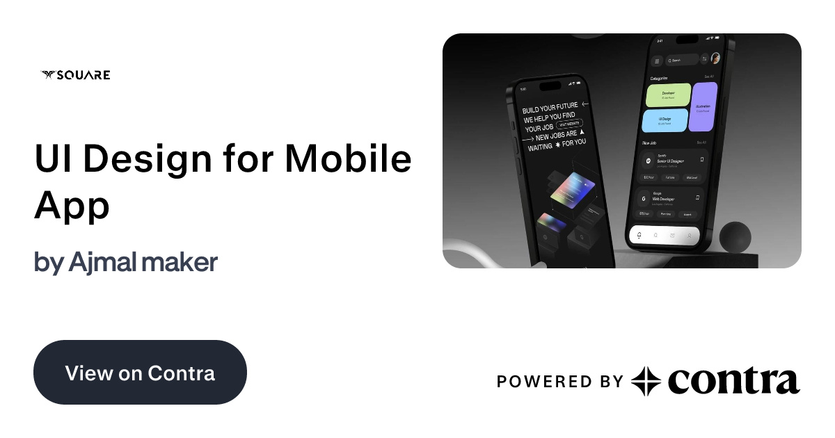 UI Design for Mobile App by Ajmal maker