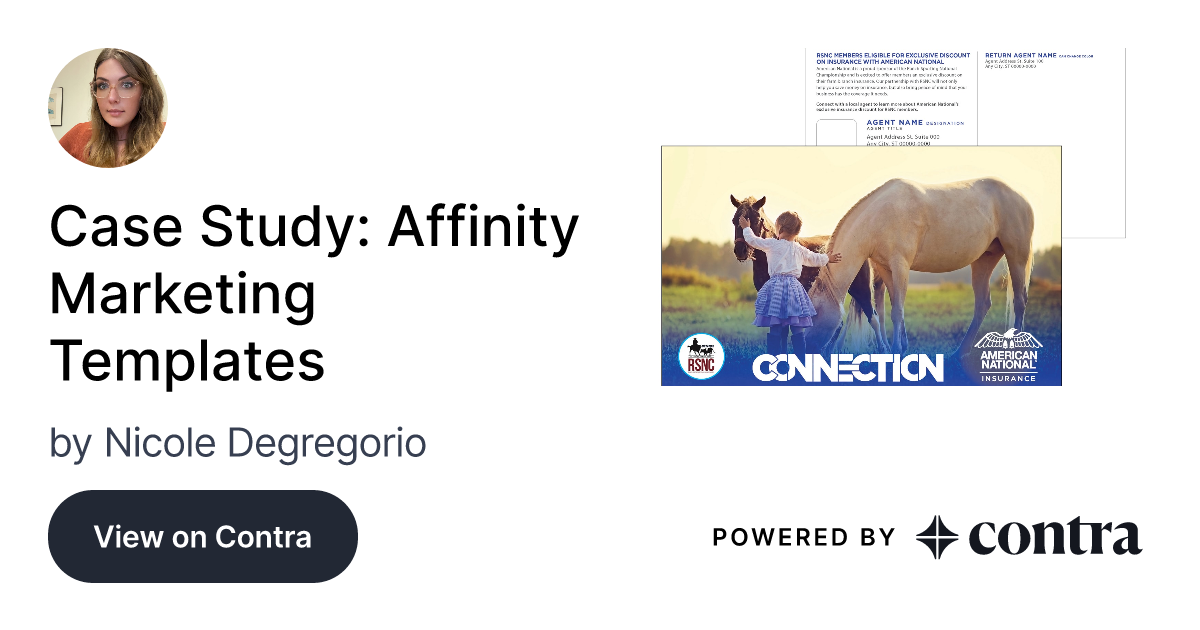 Case Study: Affinity Marketing Templates by Nicole Degregorio