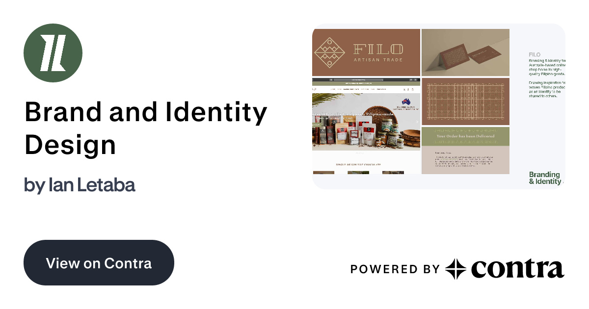 Brand and Identity Design by Ian Letaba