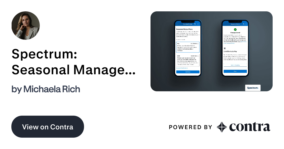 Spectrum ️ Seasonal Management Service by Michaela Rich