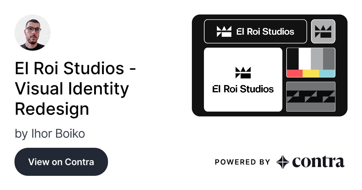 El Roi Studios - Visual Identity Redesign by Ihor Boiko