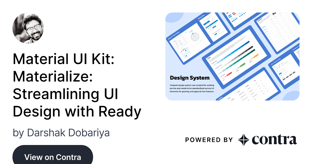 Material UI Kit: Materialize: Streamlining UI Design with Ready by ...