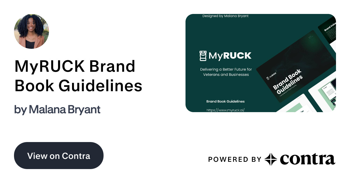 MyRUCK Brand Book Guidelines by Malana Bryant