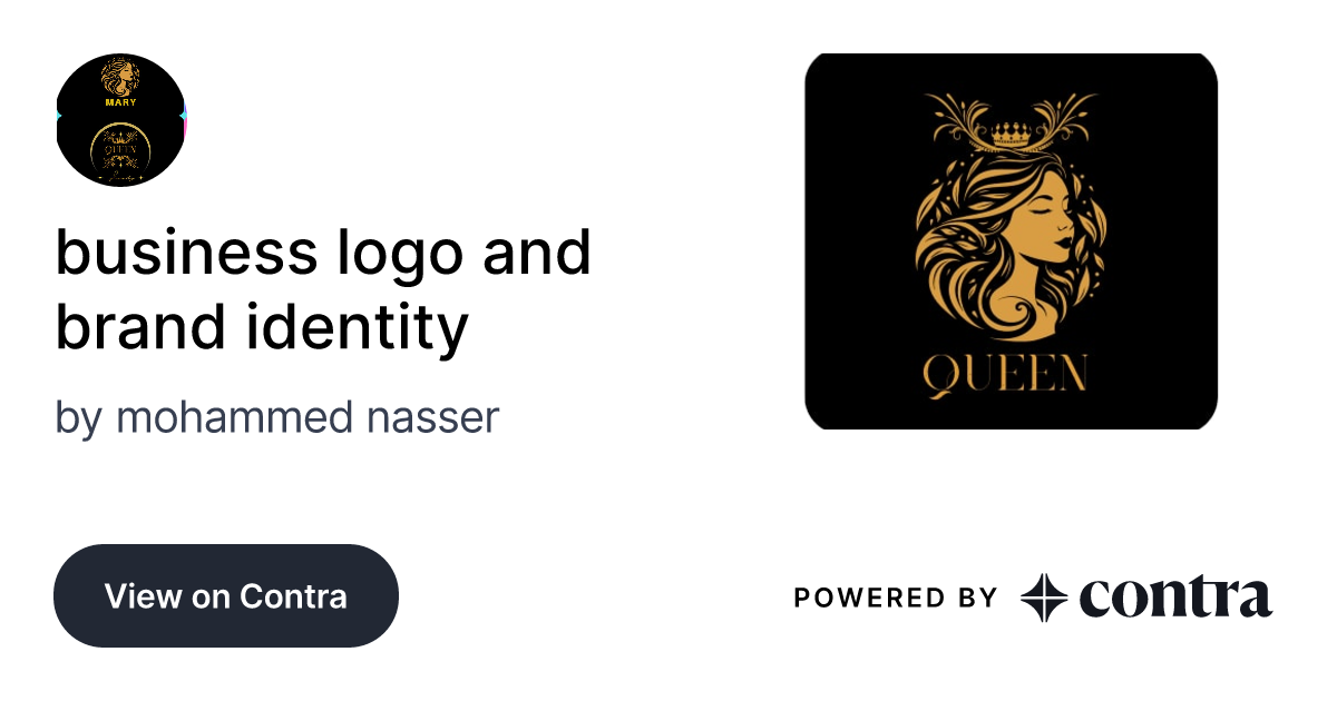 business logo and brand identity by mohammed nasser