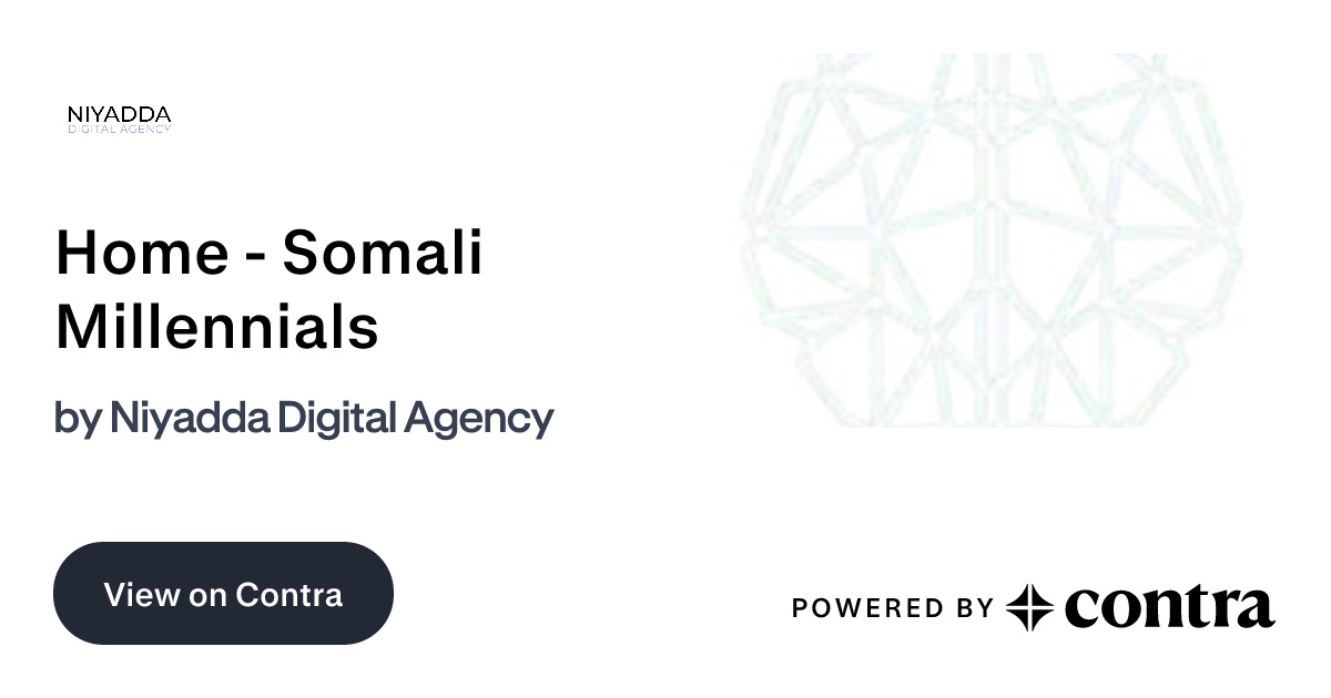 Home - Somali Millennials by Niyadda Digital Agency