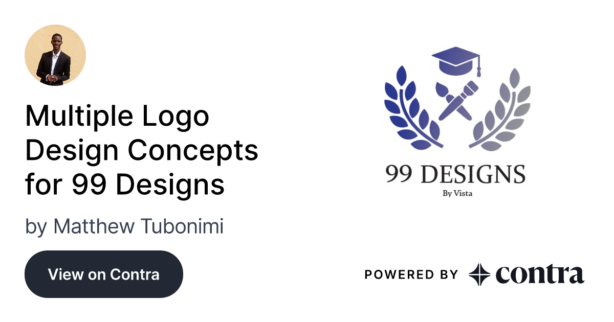 Multiple Logo Design Concepts for 99 Designs by Matthew Tubonimi