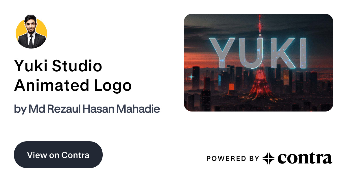 Yuki Studio Animated Logo by Mahadie Reza