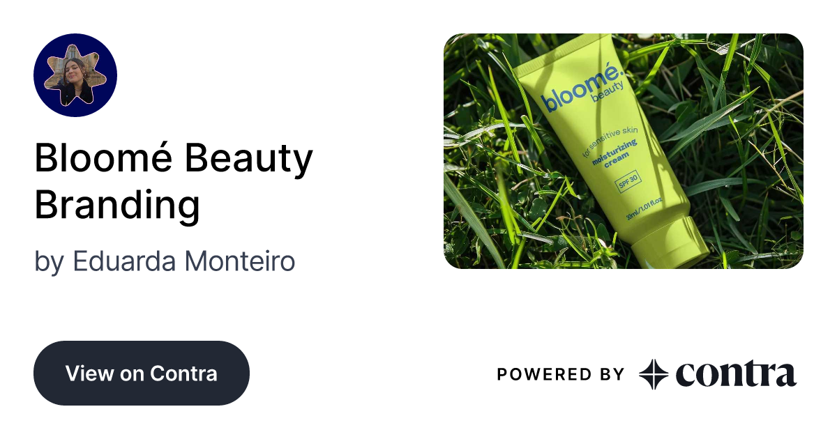 Bloomé Beauty Branding by Eduarda Monteiro