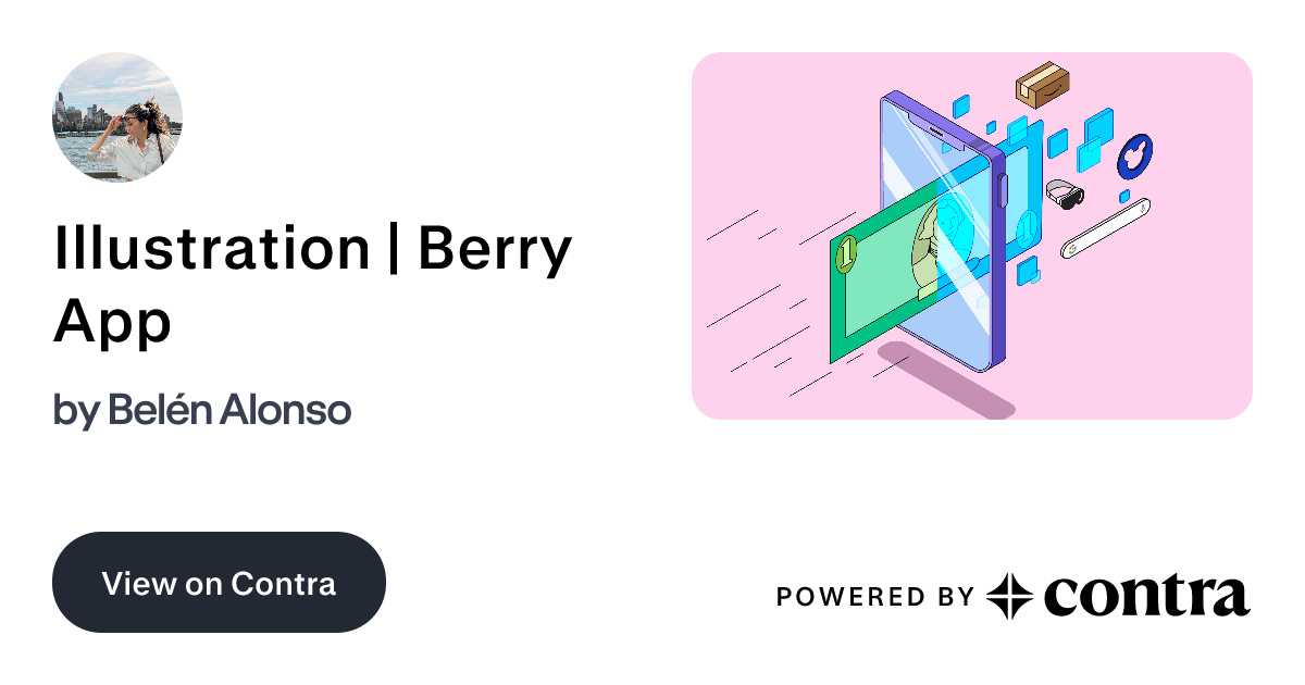 Illustration | Berry App by Belén Alonso
