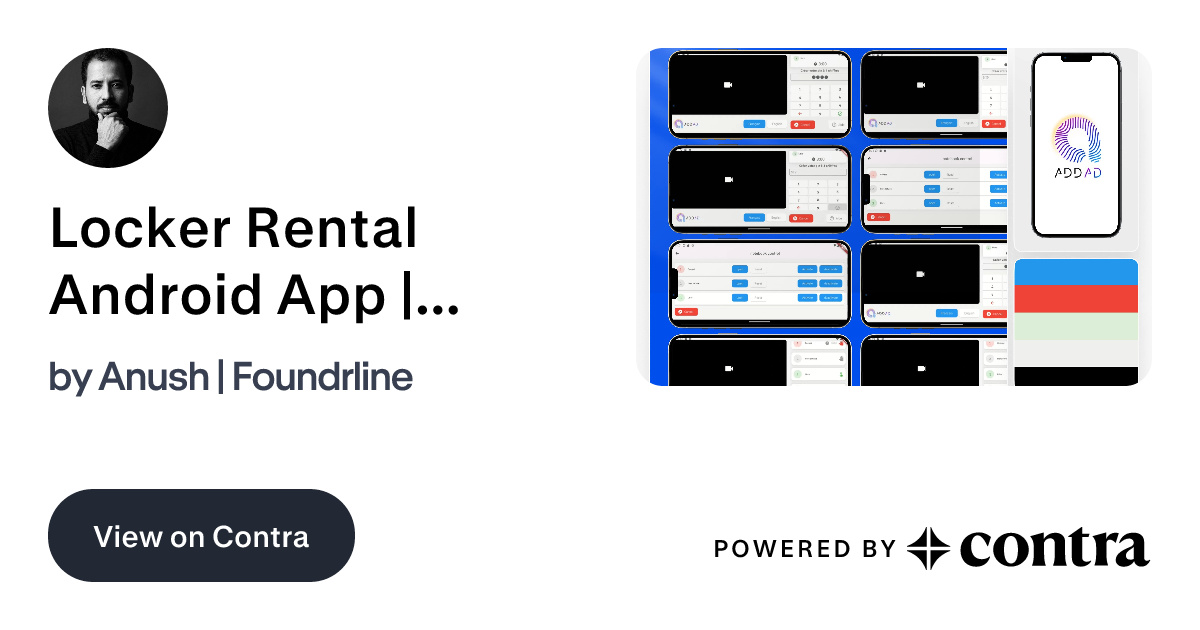 Locker Rental Android App | Flutter App by Anush N ⚡️