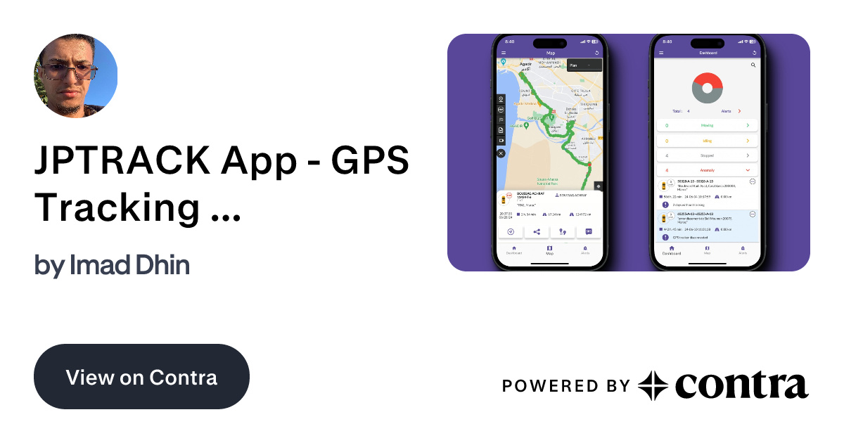 JPTRACK App - GPS Tracking System B2B by Imad Dhin