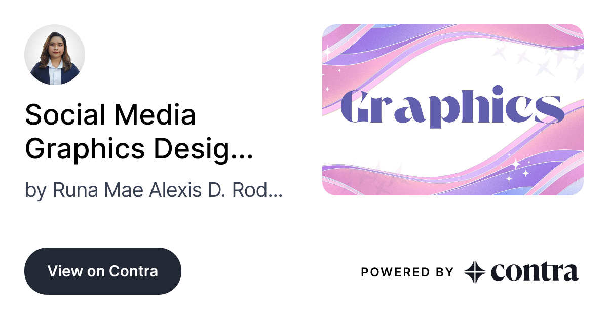 Social Media Graphics Design using Canva by Runa Mae Alexis D. Rodriguez