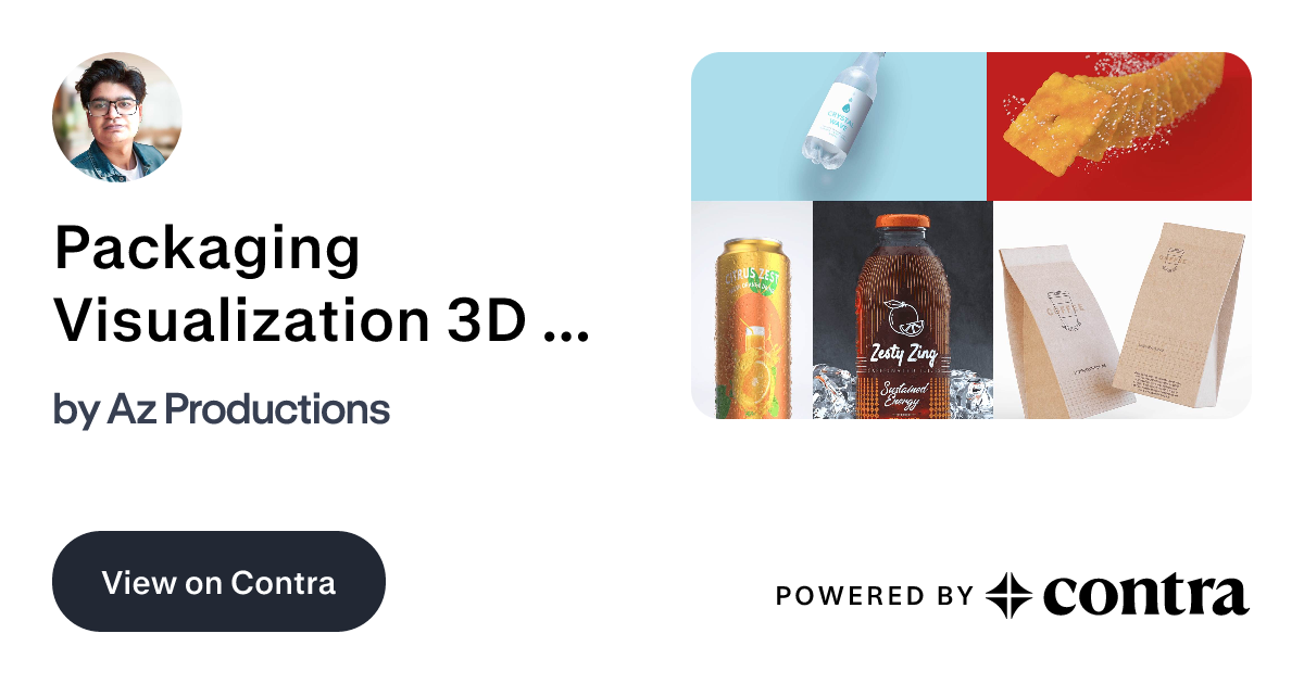 Packaging Visualization 3D Renders by Az Productions