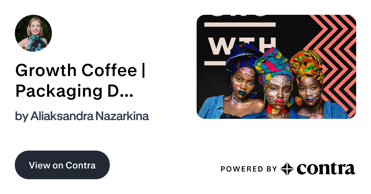 Growth Coffee | Packaging Design by Aliaksandra Nazarkina