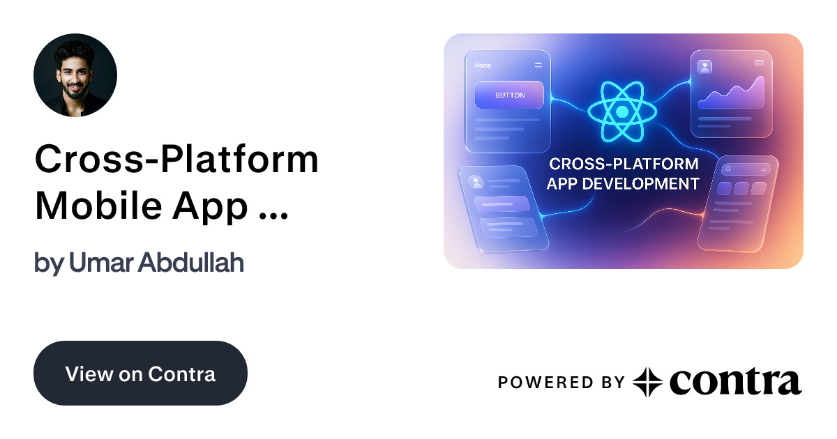 Cross-Platform Mobile App Development with React-Native by Umar Abdullah