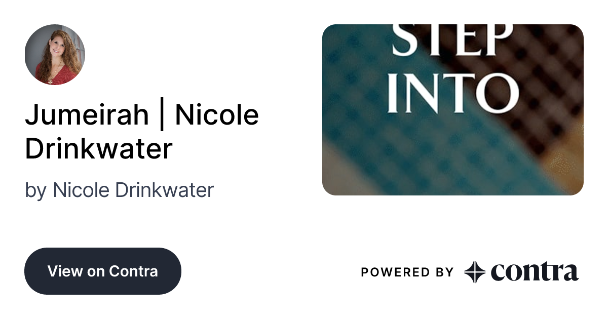 Jumeirah Nicole Drinkwater by Nicole Drinkwater