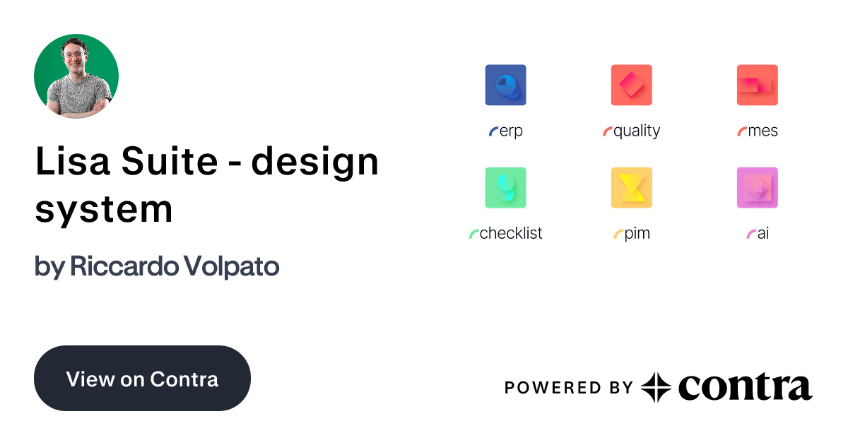Lisa Suite - design system by Riccardo Volpato