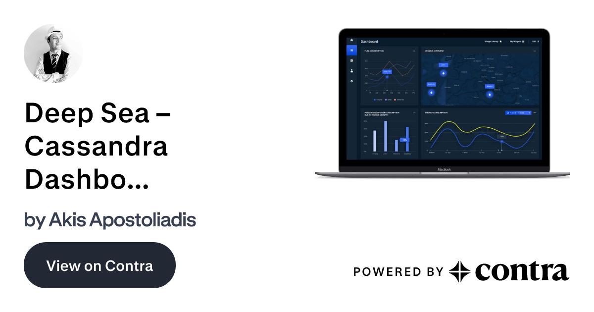 Deep Sea – Cassandra Dashboard Design by Akis Apostoliadis