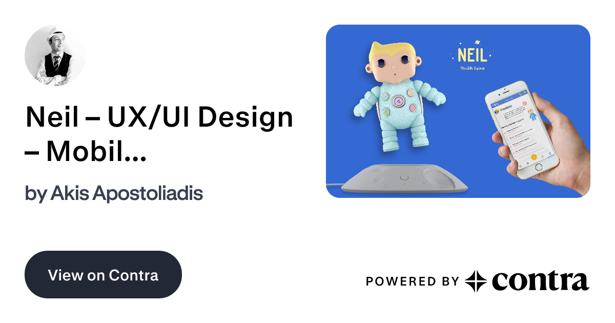 Neil – UX/UI Design – Mobile Parent App by Akis Apostoliadis