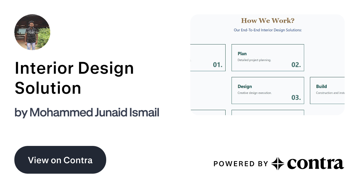 Interior Design Solution by Mohammed Junaid Ismail