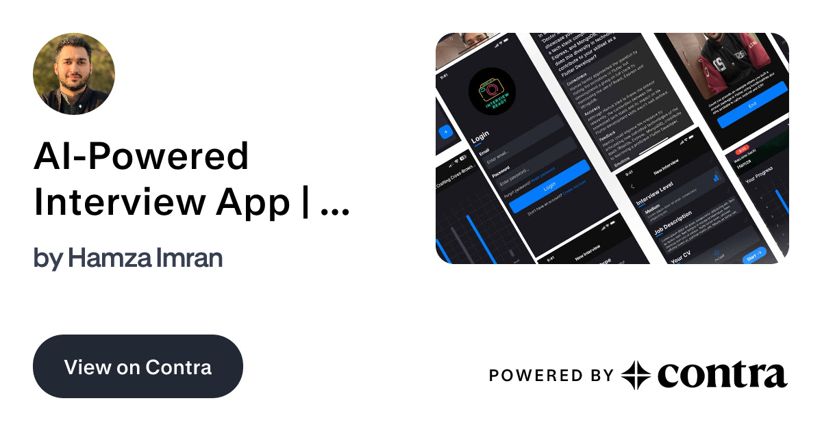 AI-Powered Interview App | OpenAI by Hamza Imran