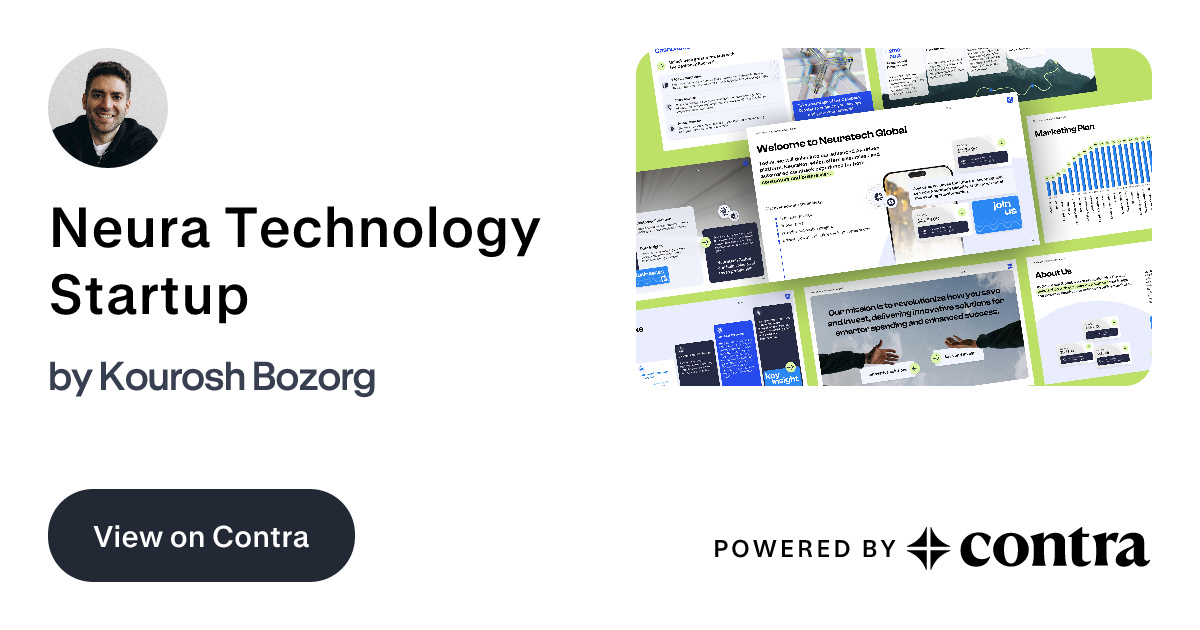 Neura Technology Startup by Kourosh Bozorg