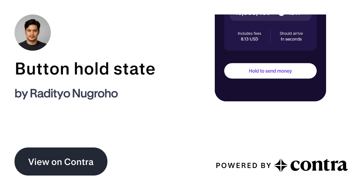 Button hold state by Radityo Nugroho
