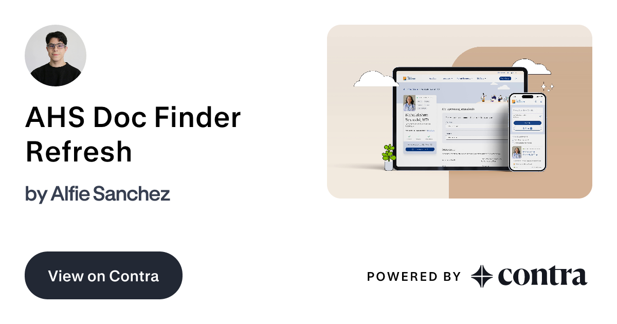 AHS Doc Finder Refresh by Alfie Sanchez