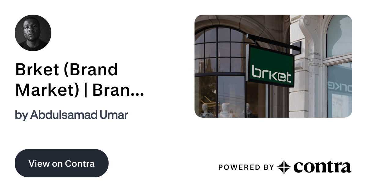 Brket (Brand Market) | Brand Identity Design by Abdulsamad Umar