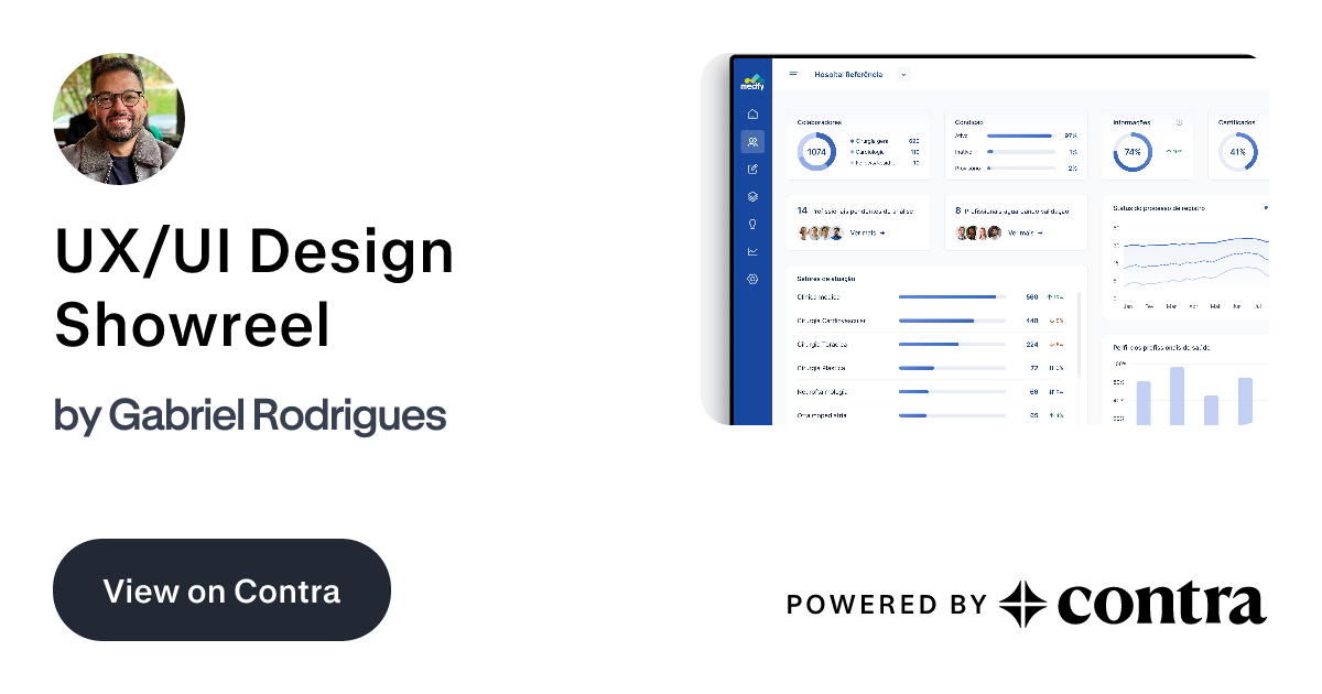 UX/UI Design Showreel by Gabriel Rodrigues